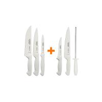 Kit - Faqueiro Premium 3 Peças + 1 Jogo De Facas Com Chaira Premium 3 Peças - Tramontina - 5