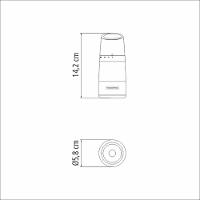 Kit - Faqueiro Premium 3 Peças + 1 Moedor De Sal Ou Pimenta Realce Em Acrílico E Inox - Tramontina - 2