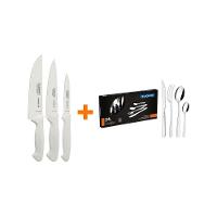 Kit - Faqueiro Premium 3 Peças + 1 Faqueiro 24 Peças Búzios Inox - Tramontina - 1