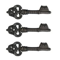 Kit 3 Chaves Decorativas Rústica Enfeite Em Ferro Nº 02 26cm - 1