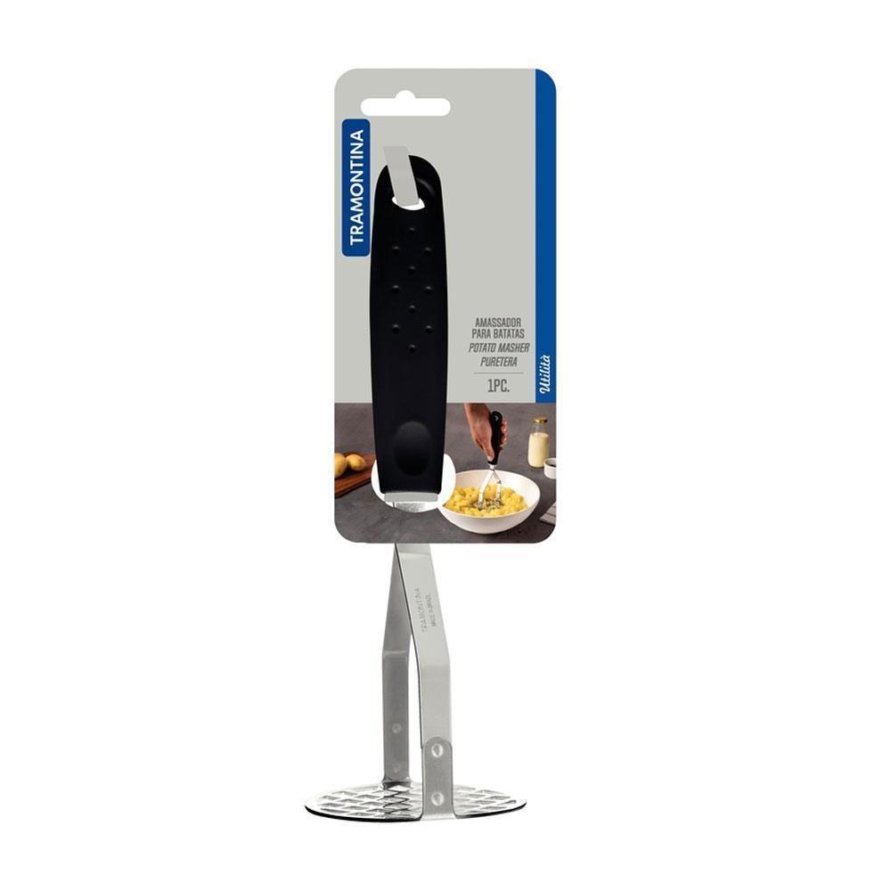 Kit - Faqueiro Premium 3 Peças + 1 Amassador De Batata E Feijão - Tramontina - 4