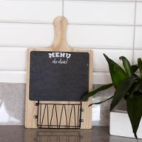 Porta Objeto De Madeira Tábua Menu Do Dia 40x24x8 Cm - 5