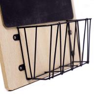 Porta Objeto De Madeira Tábua Lar é Onde O Amor Está 40x24x8 Cm - 3