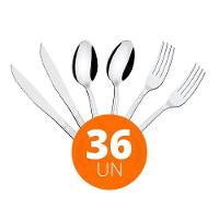 Kit - Jogo De Facas, Garfos E Colheres Búzios 36 Peças Em Aço Inox Ibag - Tramontina - 2