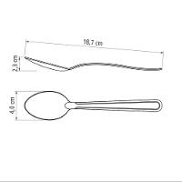 Kit - Jogo De Facas, Garfos E Colheres Búzios 36 Peças Em Aço Inox Ibag - Tramontina - 5