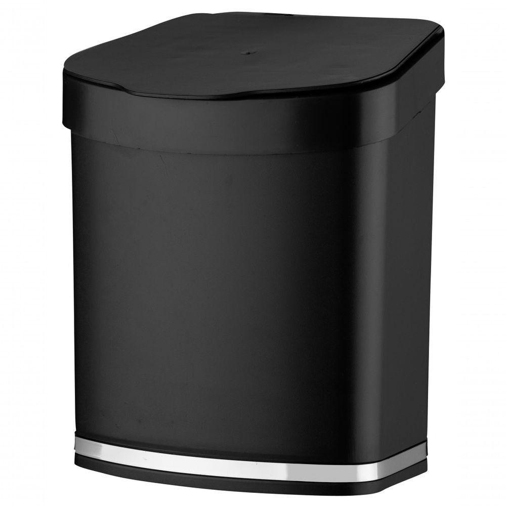 Kit 2 Peças Preto Future Lixera E Porta Talheres Utensilios - 2