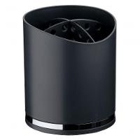 Kit 2 Peças Preto Future Lixera E Porta Talheres Utensilios - 3