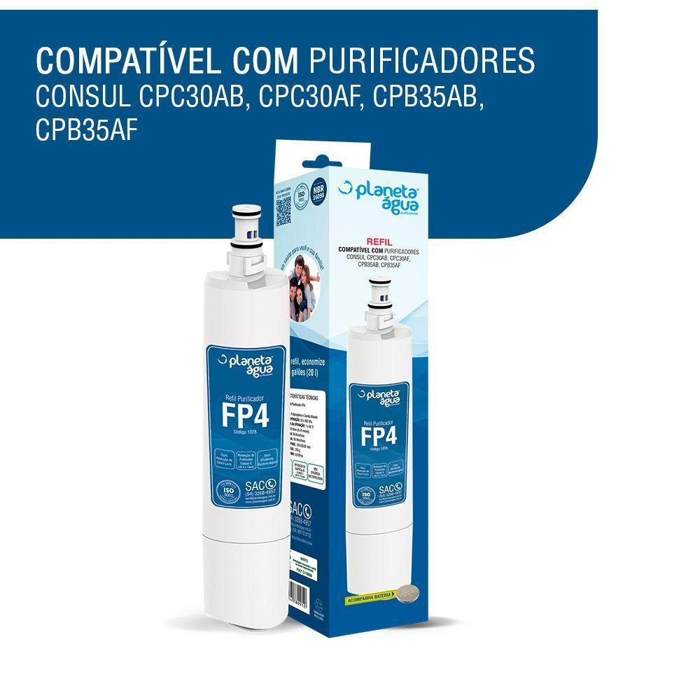 Kit 2 Refil Fp4 para Purificador Consul Facilite Bem Estar Planeta Agua - 10