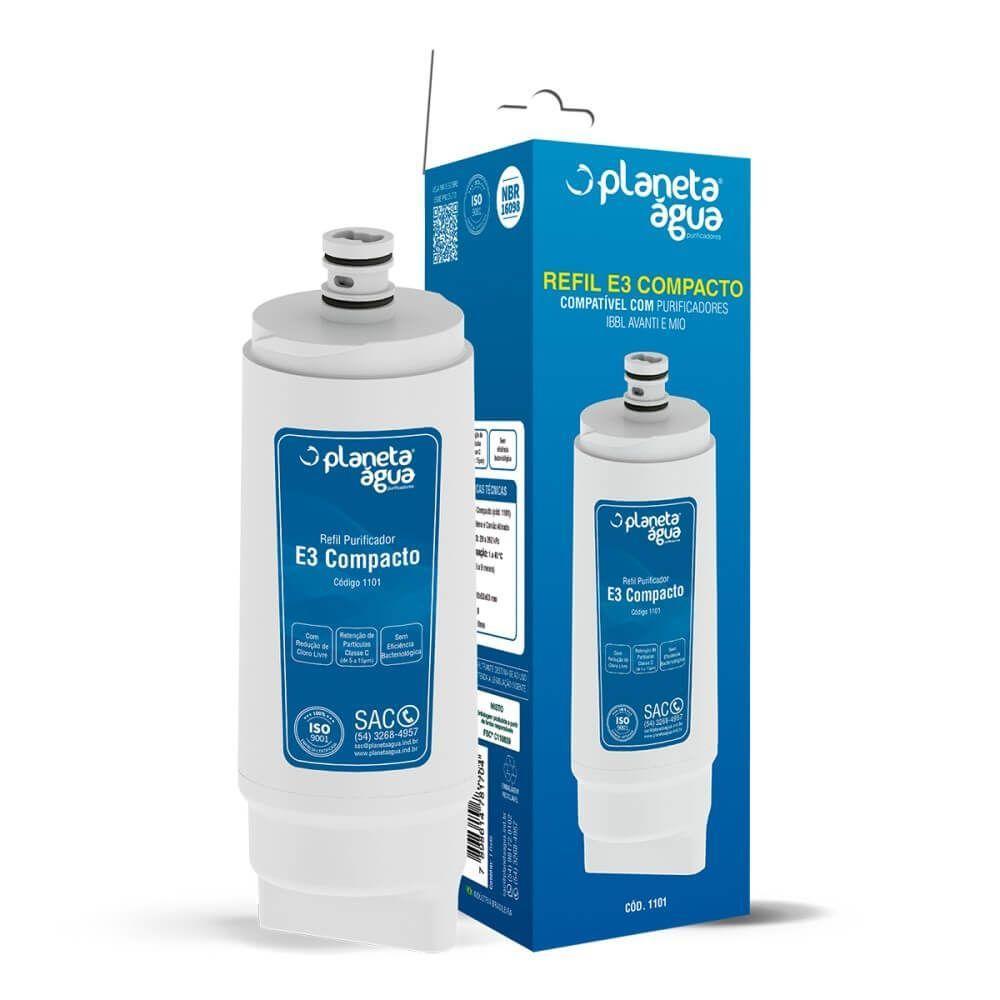 Kit 2 Refil E3 Compacto 1101 para Purificador Ibbl Avanti Mio Planeta Agua - 7