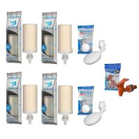 Kit 4 Vela Tripla Ação P/ Filtro De Barro 2 Boias 1 Torneira - 1