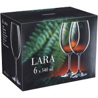 Bohemia Lara Taça Água 22X10X10Cm 540Ml Cristal Transp 6Pç - 3