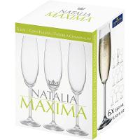 Bohemia Natalia Maxima Taça Champanhe 26X6X6Cm 230Ml Cristal Transp 6Pç - 3