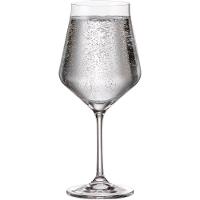 Bohemia Lida Taça Vinho 23X10X10Cm 580Ml Cristal Transp 6Pç