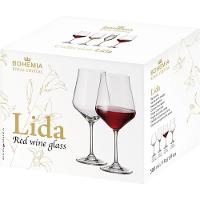Bohemia Lida Taça Vinho 23X10X10Cm 580Ml Cristal Transp 6Pç - 5