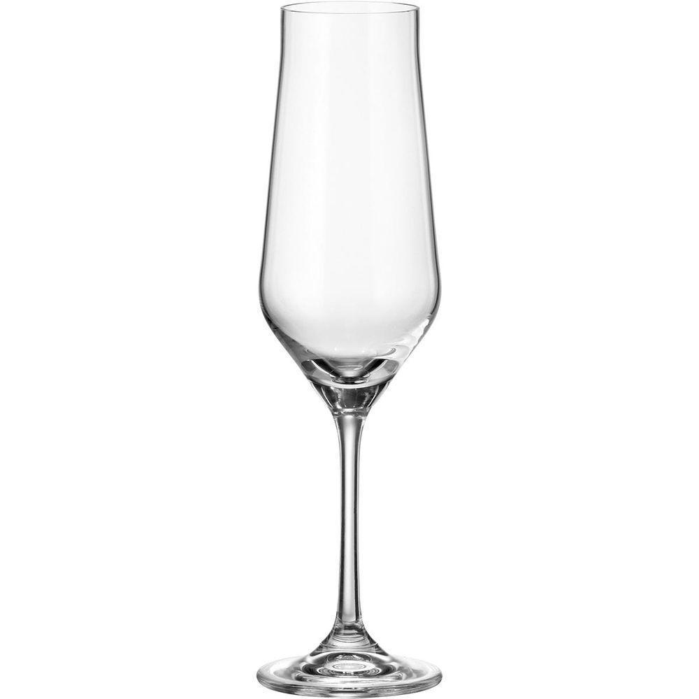 Bohemia Lida Taça Champanhe 24X6X6Cm 220Ml Cristal Transp 6Pç - 1