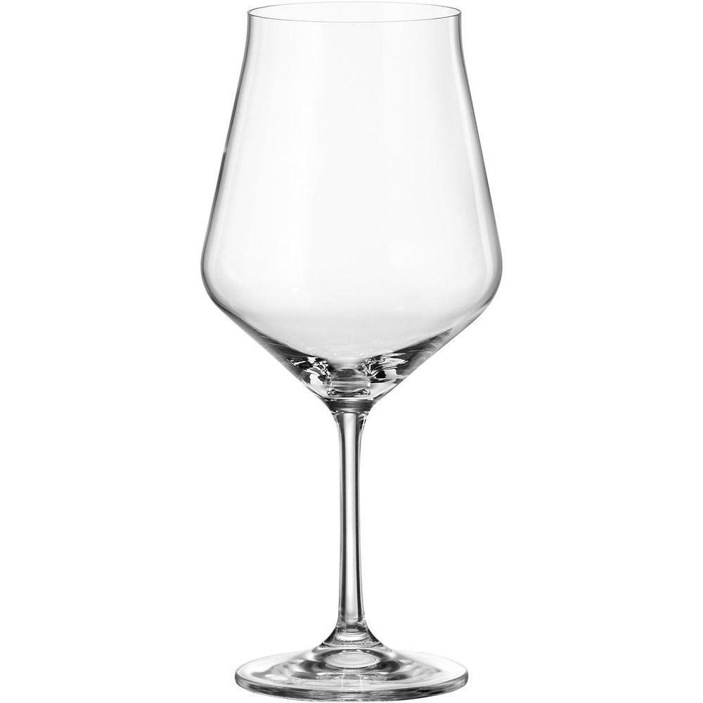 Bohemia Lida Taça Vinho 23X10X10Cm 690Ml Cristal Transp 6Pç - 1