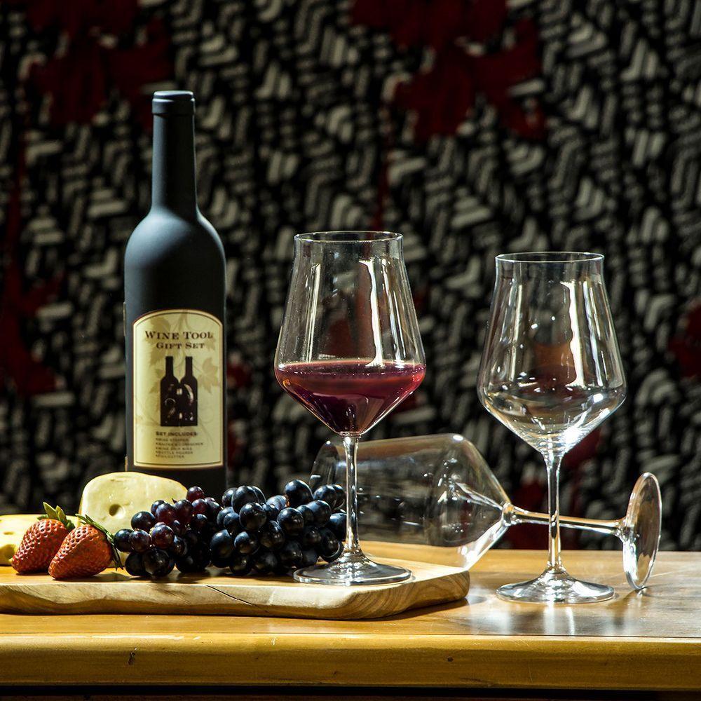 Bohemia Lida Taça Vinho 23X10X10Cm 690Ml Cristal Transp 6Pç - 2