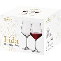 Bohemia Lida Taça Vinho 23X10X10Cm 690Ml Cristal Transp 6Pç - 5