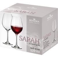 Bohemia Sarah Taça Vinho 23X9X9Cm 520Ml Cristal Transp 6Pç - 5