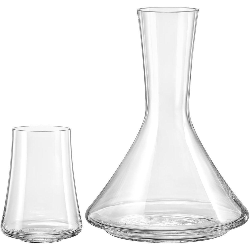 Bohemia Xtra Jg Decanter/Copos 26,4X19,2X28,8Cm 1,4L/400Ml Cristal Transp 3Pç - 1