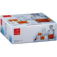 Bormioli Rocco Selecta Garrafa/Copos Uísque 1L/285Ml Vidro Transp 7Pç Lapidado - 2