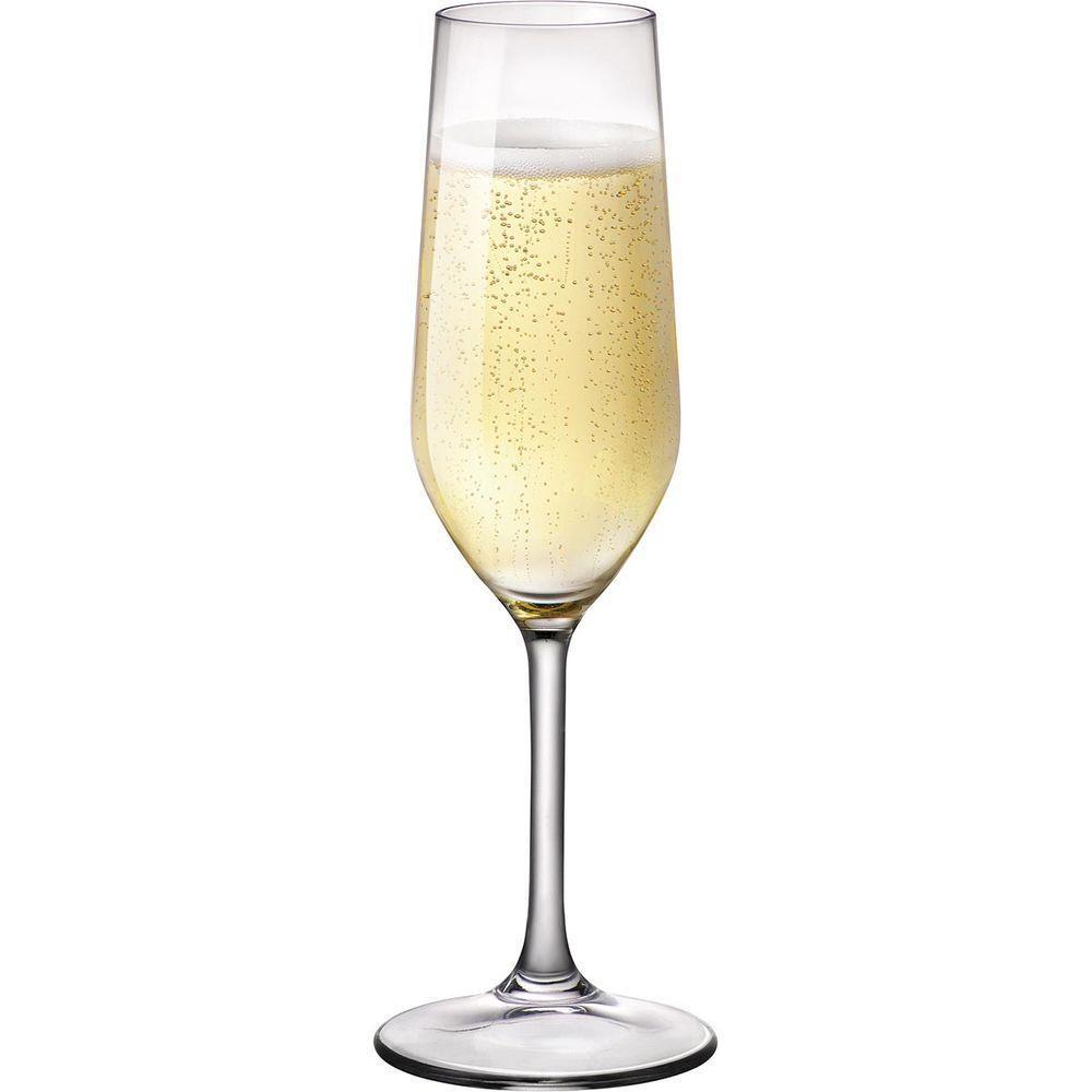 Bormioli Rocco Riserva Taça Champanhe 22X8X8Cm 200Ml Cristal Transp 6Pç - 1