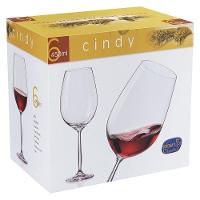 Bohemia Cindy Taça Vinho 25X9X9Cm 450Ml Cristal Transp 6Pç - 2