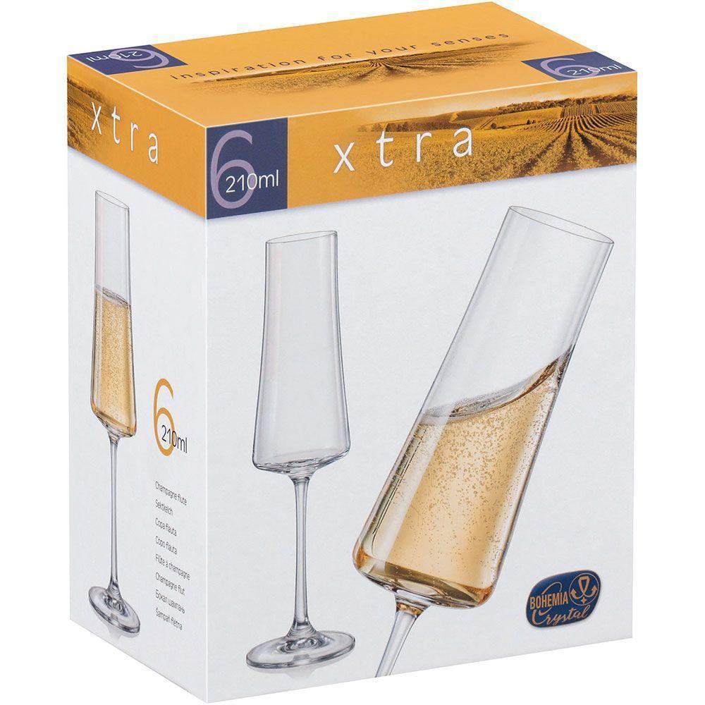 Bohemia Kate Opt Taça Champanhe 23X7X7Cm 220Ml Cristal Transp 6Pç - 2