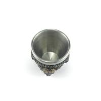 Copo Shot Dose Em Aço Inox Resina Modelo 4 Caveiras - 6