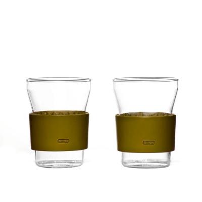 Conjunto 2 Taças 300ml Copo Chá Suco Vidro Hotcool Iittala