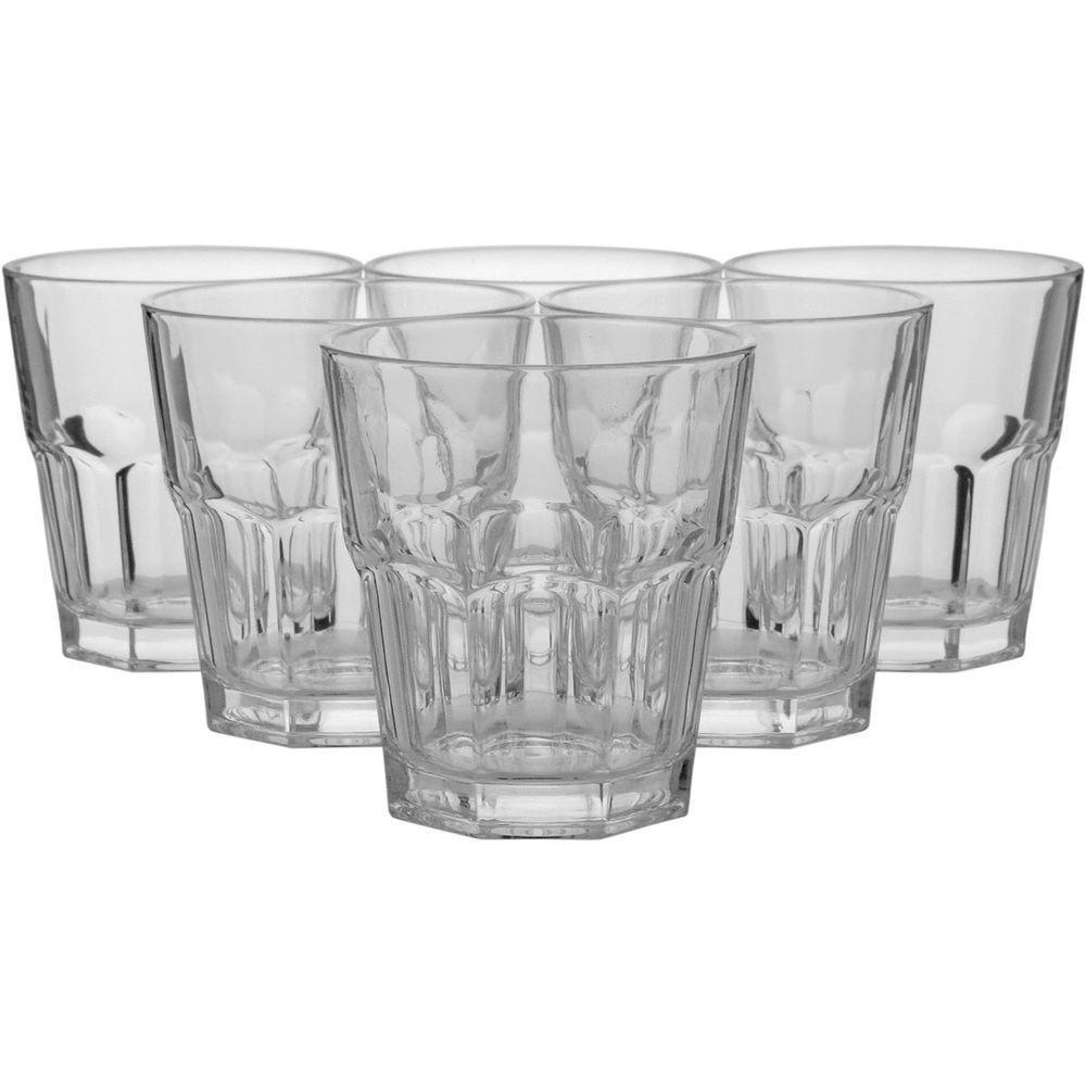 Copo Uísque 10X9X9Cm 350Ml Vidro Transp 6Pç - 3