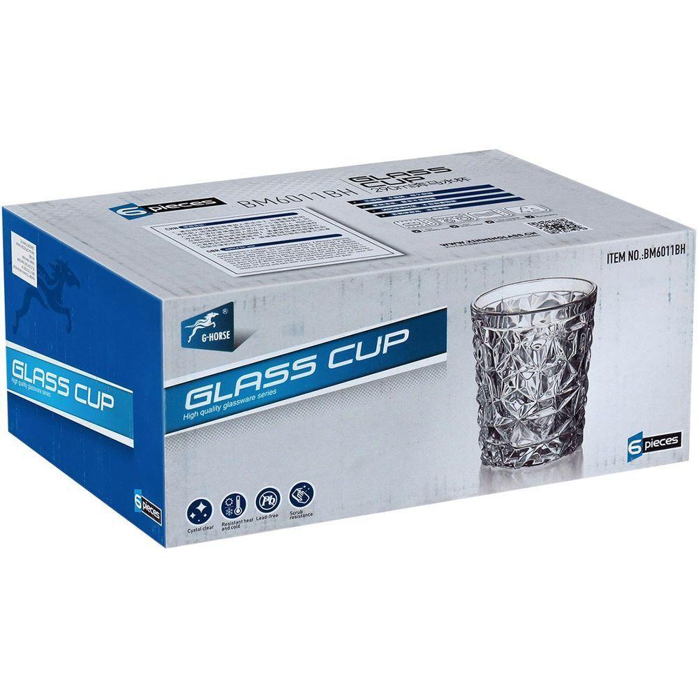 Copo 9X8X8Cm 320Ml Vidro Transp 6Pç - 2