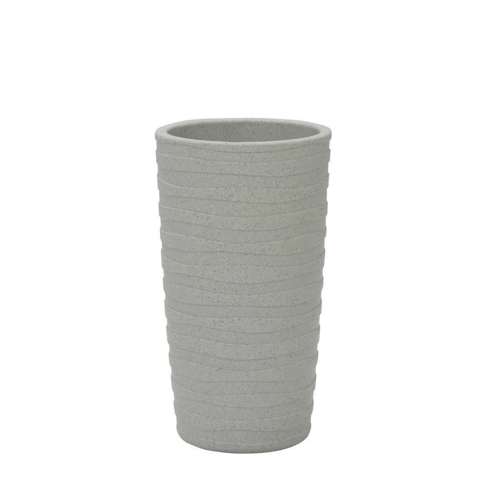 Vaso Grego Tramontina em Polietileno Mármore 65 Cm - 2