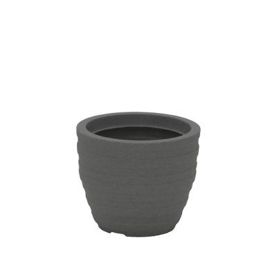 Vaso Inca Tramontina Basic em Polietileno Cimento 24 Cm