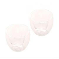 Conjunto De 2 Copos Parede Dupla Heart 230 Ml - Lyor - 1