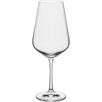 Bohemia Sandra Taça Água 25X10X10Cm 550Ml Cristal Transp 6Pç