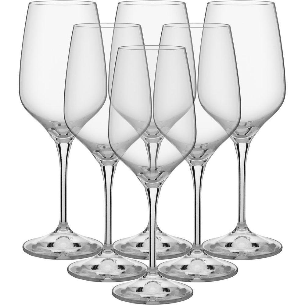 Bohemia Rebecca Taça Vinho 24X9X9Cm 460Ml Cristal Transp 6Pç - 4