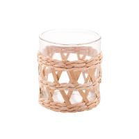 Jogo De Copos Baixos Em Vidro Com Sisal Com 4 Peças 320Ml Wolff - 1