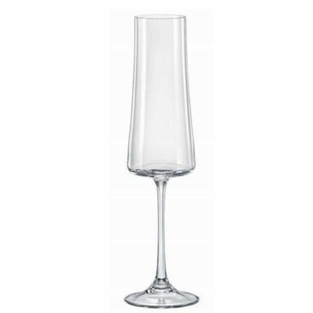 Jogo De Taças Para Champanhe Em Cristal Xtra Com 6 Peças 210ml Bohemia - 1