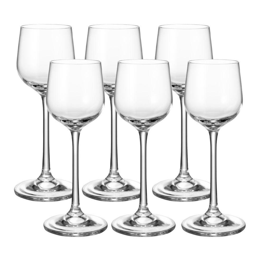 Jogo De Taças Para Licor Em Cristal Strix Com 6 Peças 60ml Bohemia - 4