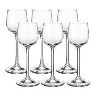 Jogo De Taças Para Licor Em Cristal Strix Com 6 Peças 60ml Bohemia - 4