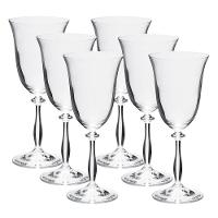 Jogo De Taças Para água Em Cristal Angela Com 6 Peças 350ml Crystalex - 2