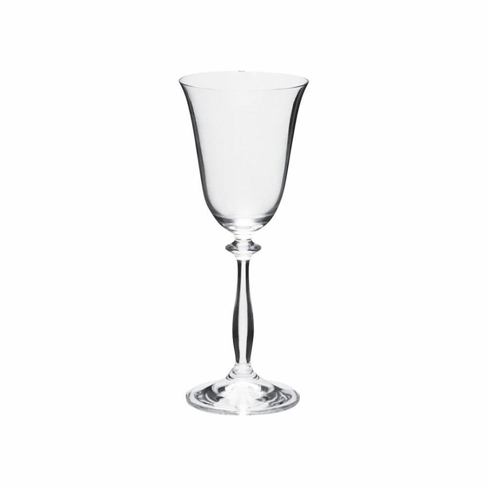 Jogo De Taças Para Vinho Branco Em Cristal Angela Com 6 Peças 185ml Crystalex - 1