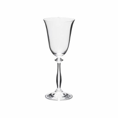 Jogo De Taças Para Vinho Branco Em Cristal Angela Com 6 Peças 185ml Crystalex