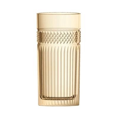 Jogo De Copos Em Vidro Palace âmbar Com 6 Peças 360ml L'hermitage