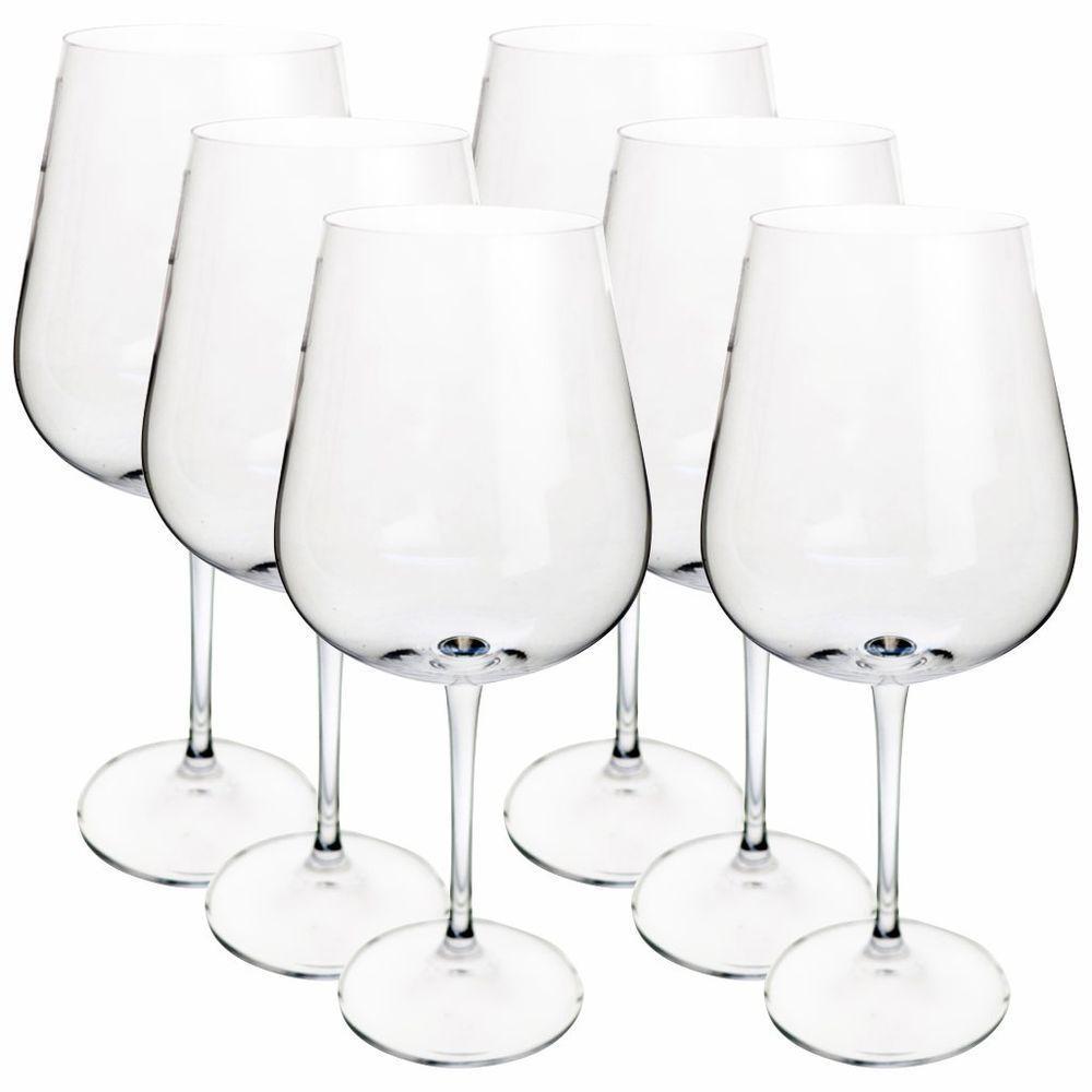Jogo De Taças Para água Em Cristal Ardea Com 6 Peças 670ml Bohemia - 3