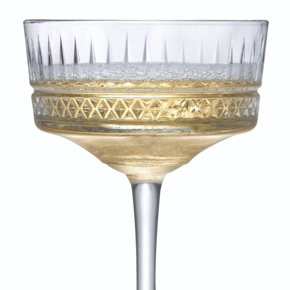 Jogo De Taças Para Champanhe Em Vidro Elysia Com 4 Peças 260ml Pasabahce - 6