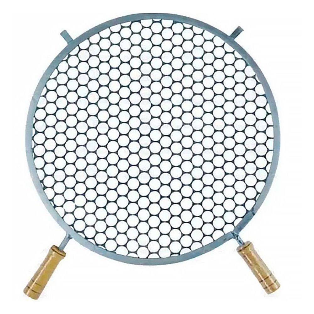 Grelha Redonda de Inox para Churrasqueira 45cm - 1