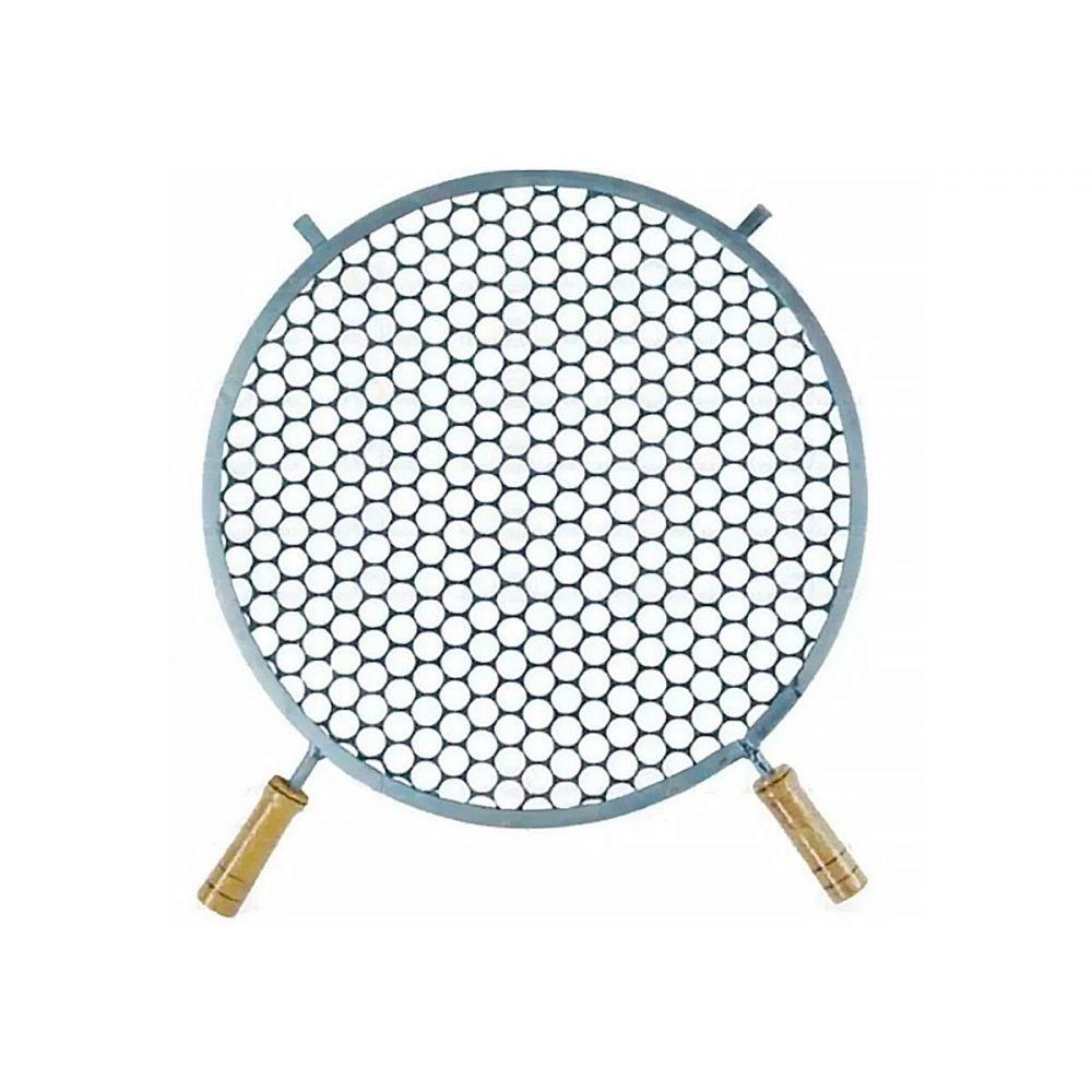 Grelha Redonda de Inox para Churrasqueira 45cm - 2