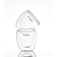 Jogo Chá 2 Copos Parede Dupla 250ml E Infusor Ervas Morango - 2